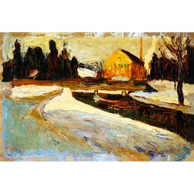 Schwabing, Wintersonne - Kandinsky